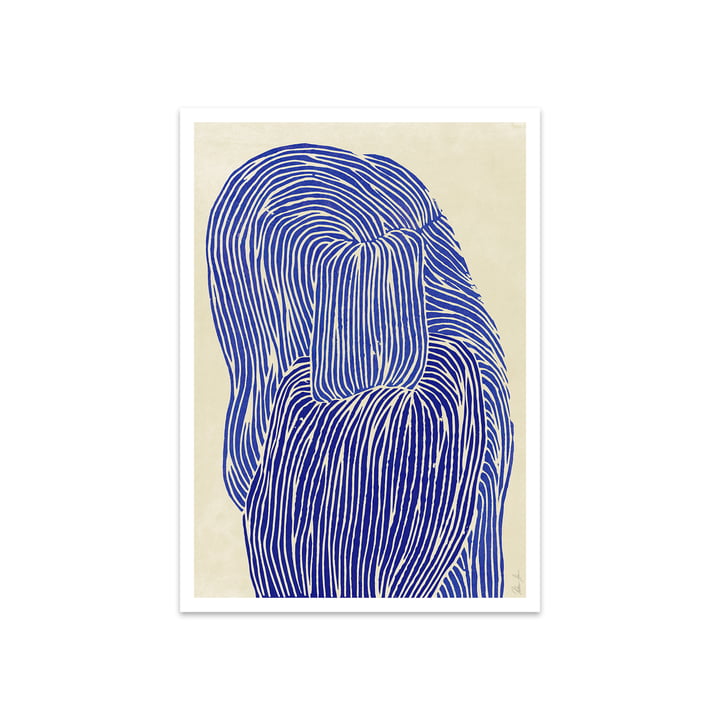 Deep Blue af Rebecca Hein, 50 x 70 cm af The Poster Club