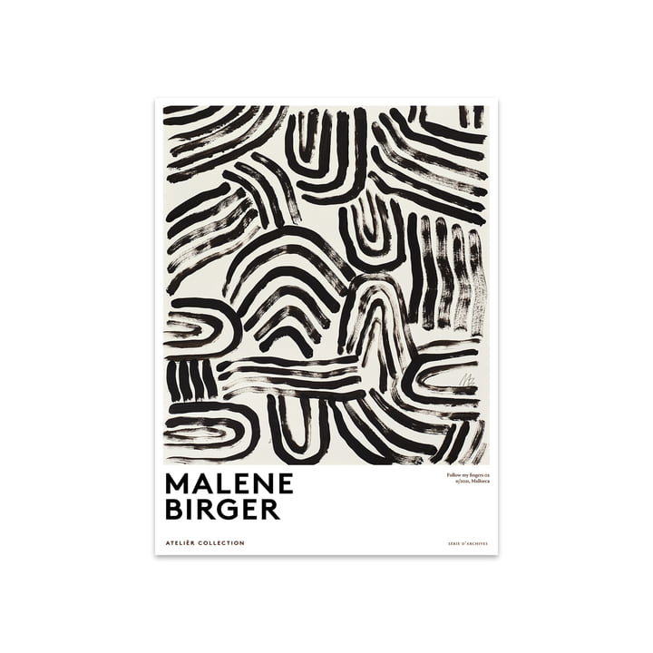 Follow My Fingers af Malene Birger, 50 x 70 cm af The Poster Club