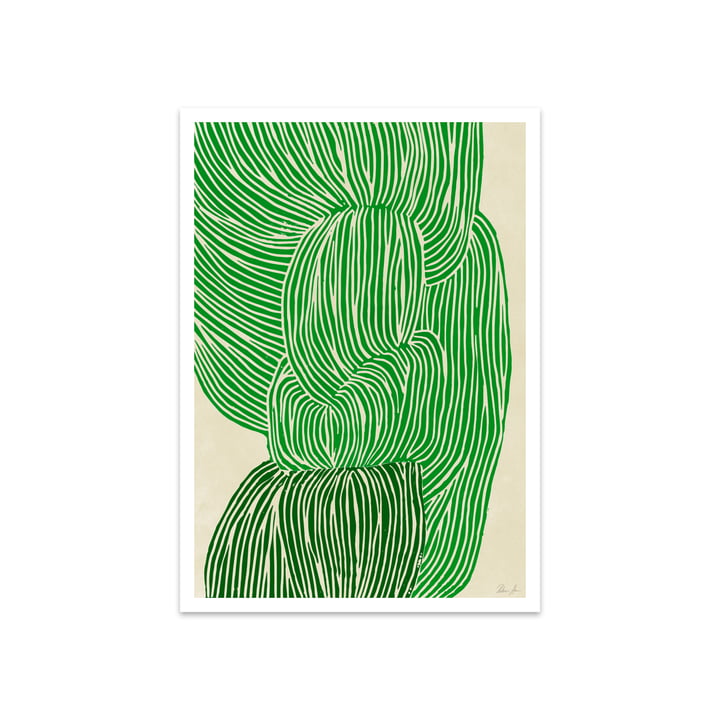 Green Ocean af Rebecca Hein, 50 x 70 cm fra The Poster Club