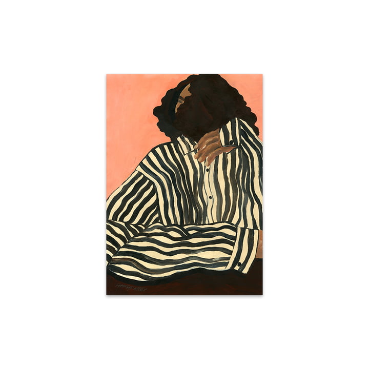 Serene Stripes af Hanna Peterson, 30 x 40 cm fra The Poster Club