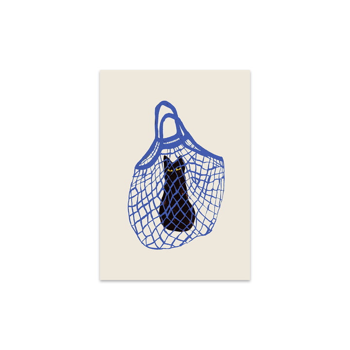 The Cat's In The Bag af Chloe Purpero Johnson 30x40 cm af The Poster Club