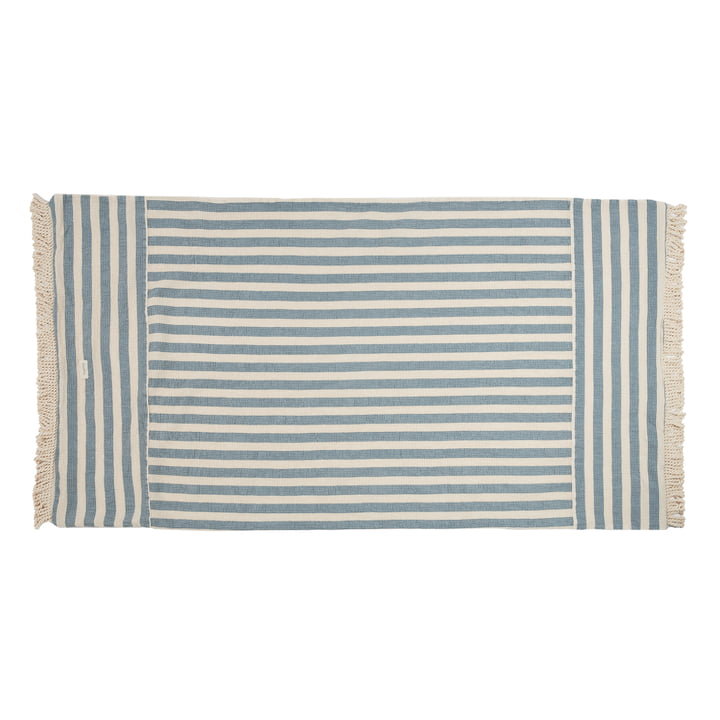 Nobodinoz - Portofino strandhåndklæde, 75 x 145 cm, blå stribet