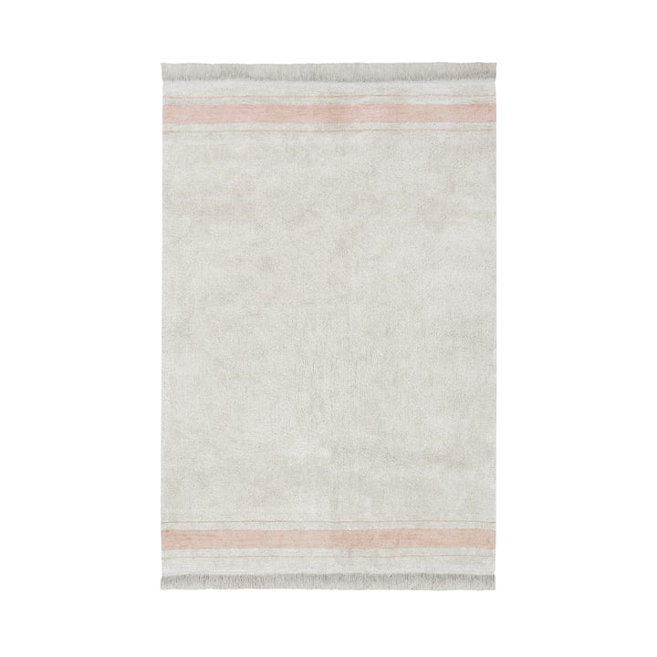 Gastro tæppe, 140 x 200 cm, natur/rosa fra Lorena Canals