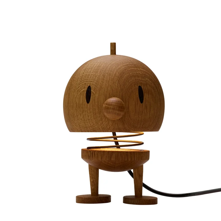 Hoptimist - Woody Bumble bordlampe, stor, eg