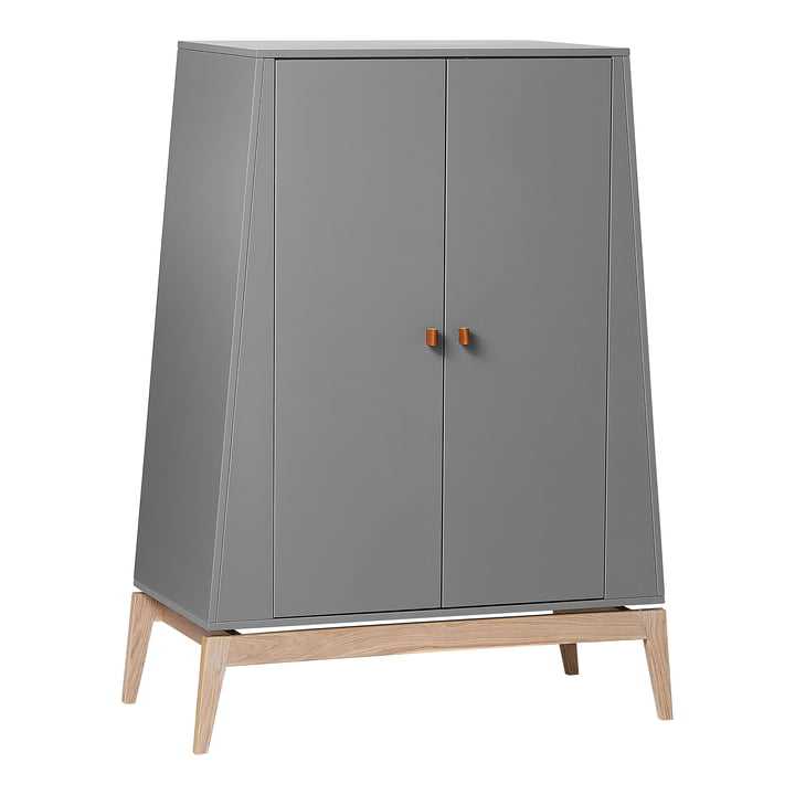 Leander - Luna garderobe, 103 x 52 cm, eg/grå