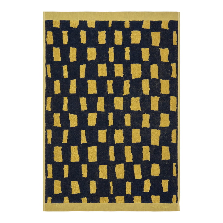 Iso Noppa håndklæde, 50 x 70 cm, sort/sand fra Marimekko