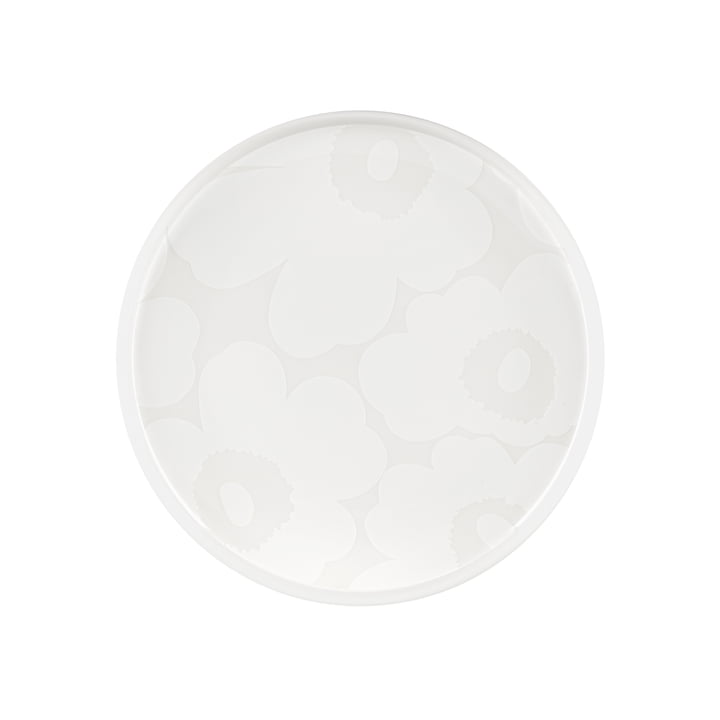 Oiva Unikko tallerken Ø 20 cm, hvid / råhvid fra Marimekko