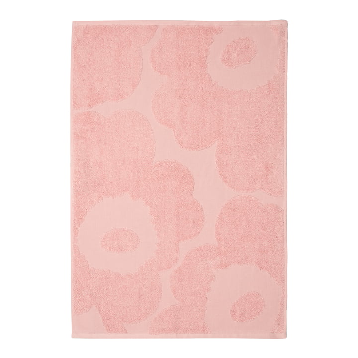 Unikko håndklæde, 50 x 70 cm, pink/pudder fra Marimekko