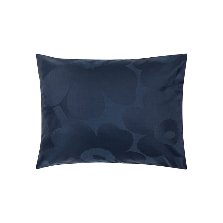 Unikko pudebetræk 50 x 60 cm, mørkeblå/blå fra Marimekko