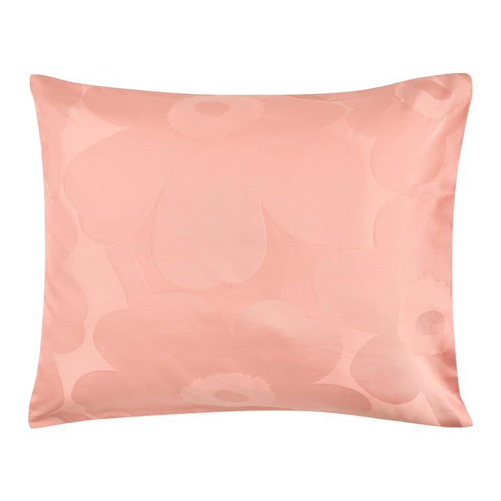Unikko pudebetræk, 80 x 80 cm, pudder/pink fra Marimekko