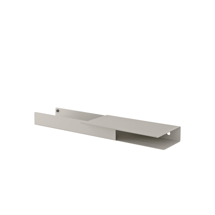 Muuto - Folded Shelves Platform 62 x 5,4 cm, grå