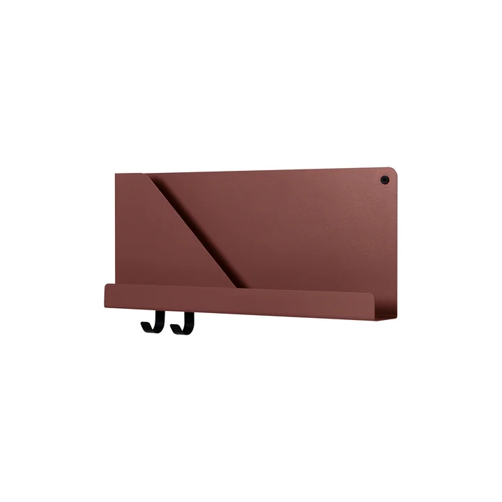 Muuto - Sammenfoldede hylder 51 x 22 cm, dyb rød