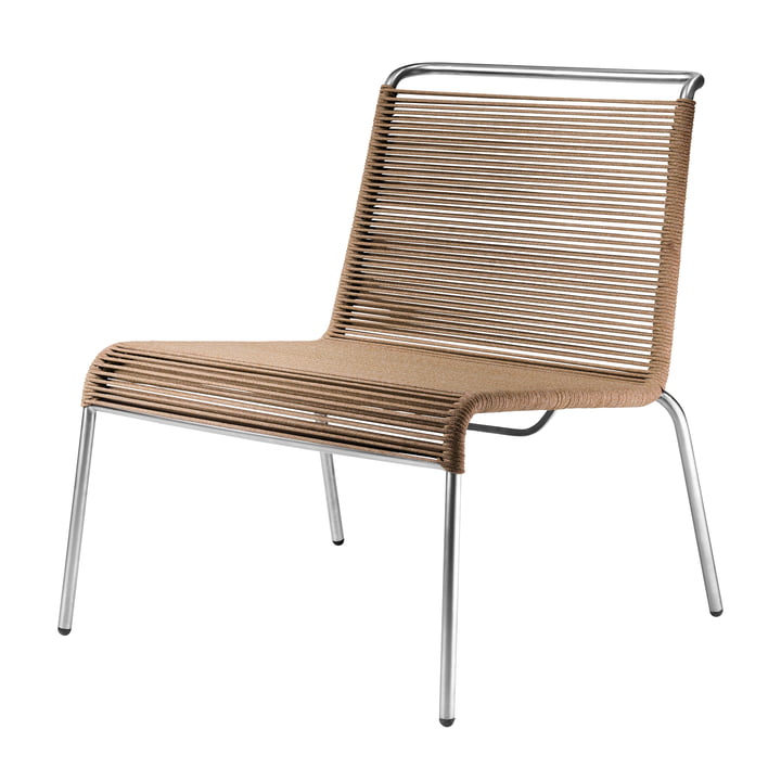 M20L Teglgård Lounge Chair Outdoor, snorbrun fra FDB Møbler