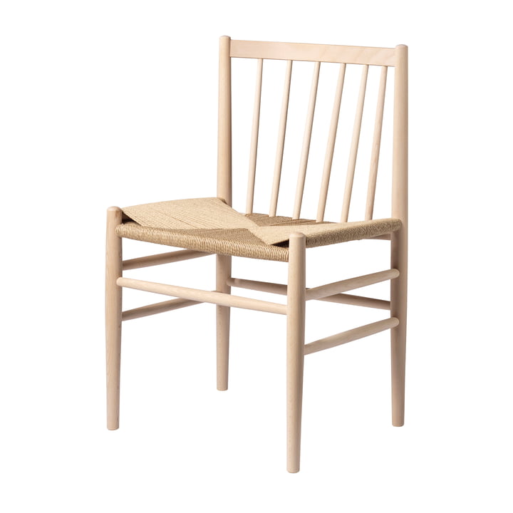 FDB Møbler - J80 stol, bøgeolieret / naturvævet