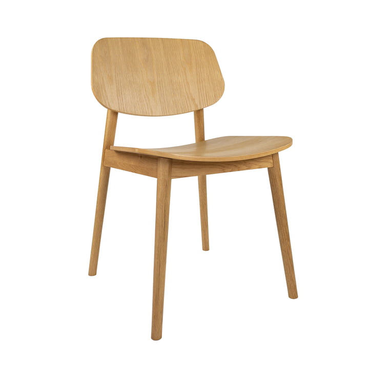 Studio Zondag - Baas Dining Chair massiv og finer, olieret eg