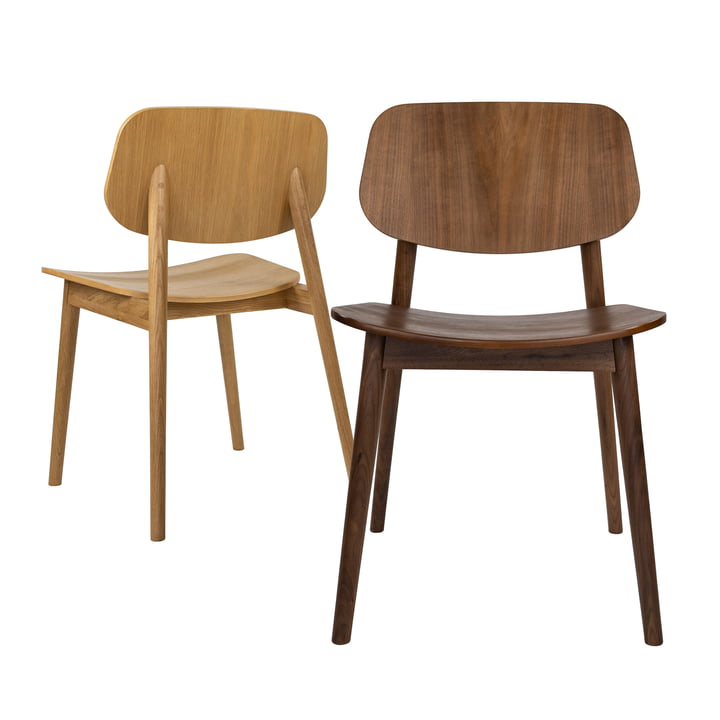 Studio Zondag - Baas Dining Chair massiv og finer, olieret eg