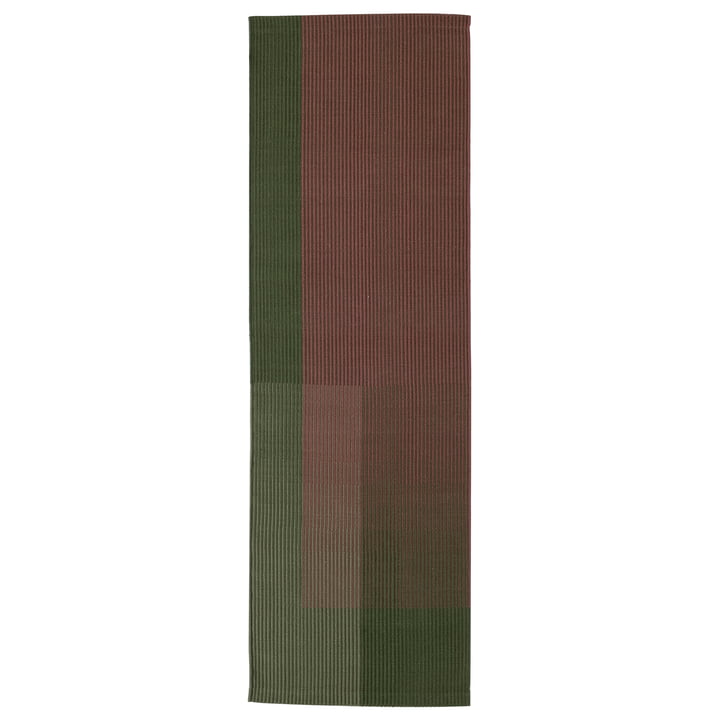 Haze 3 tæppeløber, 80 x 240 cm, grøn/rosa fra Nanimarquina