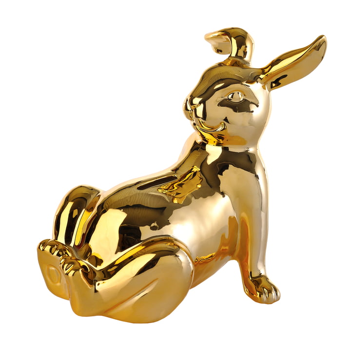 Pols Potten - Bunny Belly pengekasse, guld