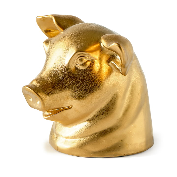 Pols Potten - Don't Eat Me, Save Me Pig pengekasse, guld