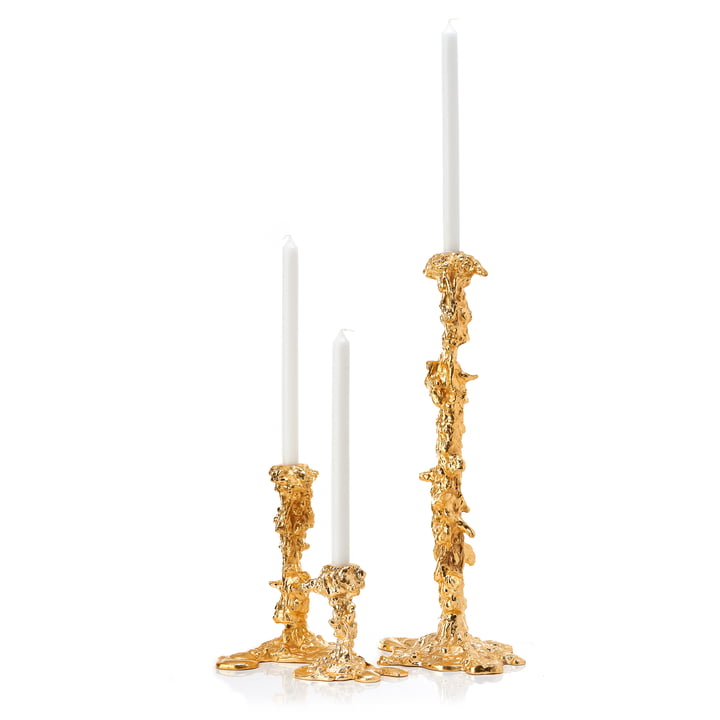 Pols Potten - Drip lysestage, guld