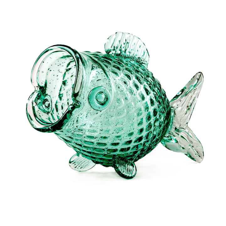 Pols Potten - Fat Fish opbevaringskrukke, grøn