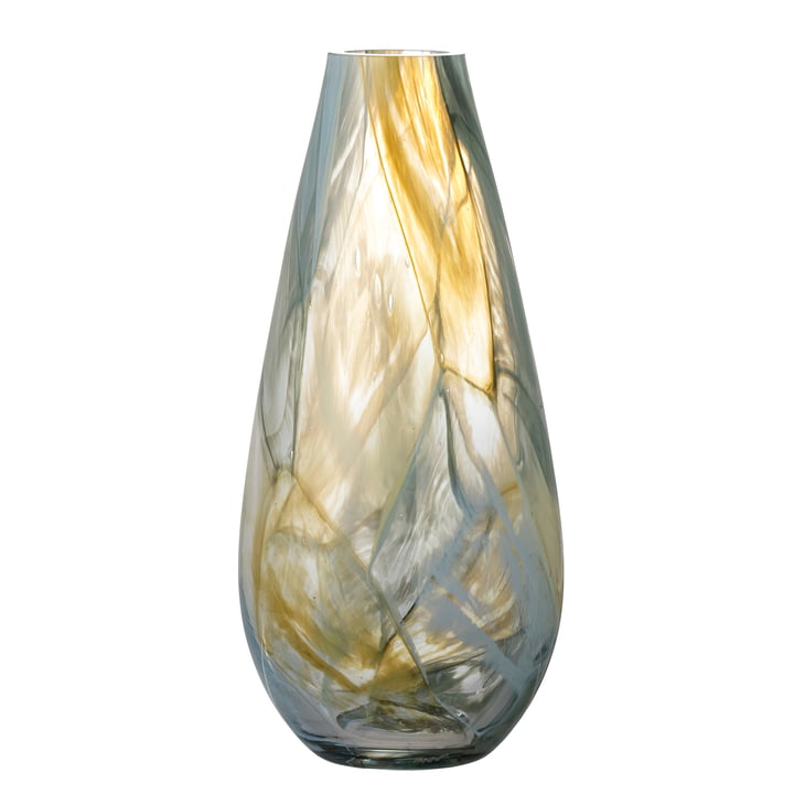 Bloomingville - Lenoah vase, H 25 cm, gul