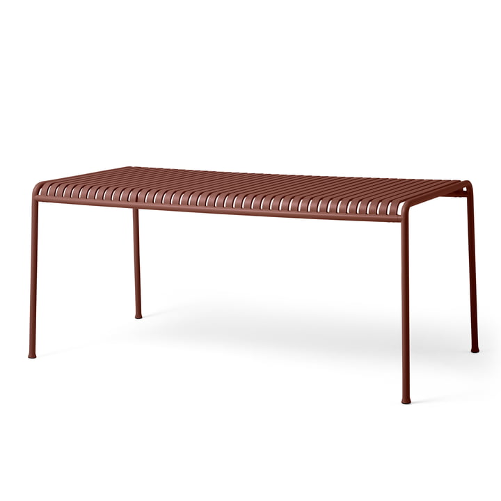 Hay - Palissade bord, rektangulært, 170 x 90 cm, jernrødt