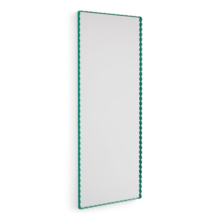 Arcs Mirror, M, rektangulært, grønt fra HAY