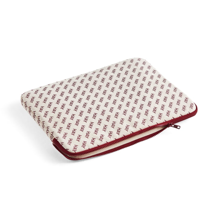 HAY logo laptop cover fra Hay i farven bordeaux