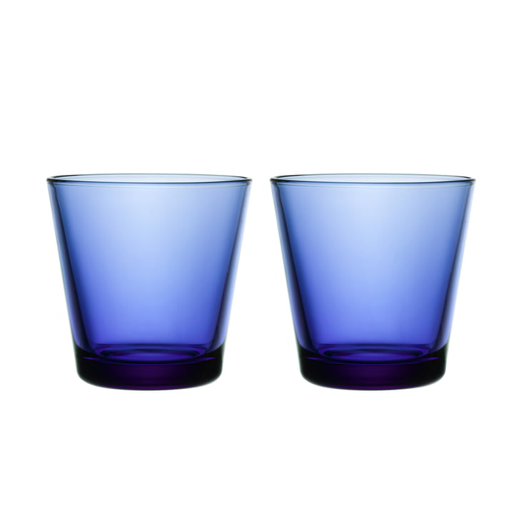 Iittala - Kartio drikkeglas 21 cl, ultramarinblåt (sæt med 2)