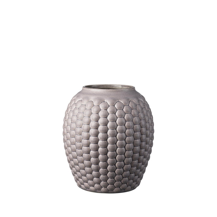 FDB Møbler - S7 Lupin Vase, Ø 16,5 x H 19 cm, varm grå