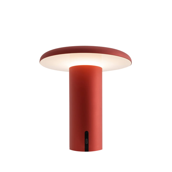 Takku bordlampe LED, anodiseret rød fra Artemide