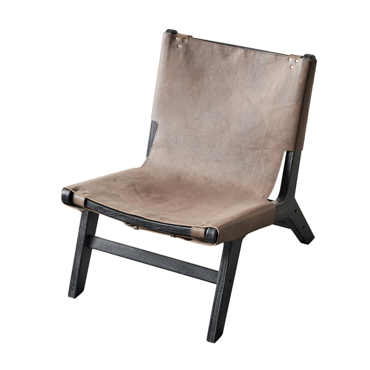 Muubs - Philosophy Lounge Chair, brun/sort