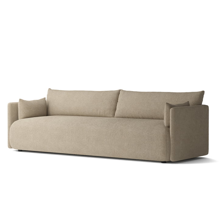 Audo - Offset Sofa, 3-personers, beige ( Audo Bouclé 02)