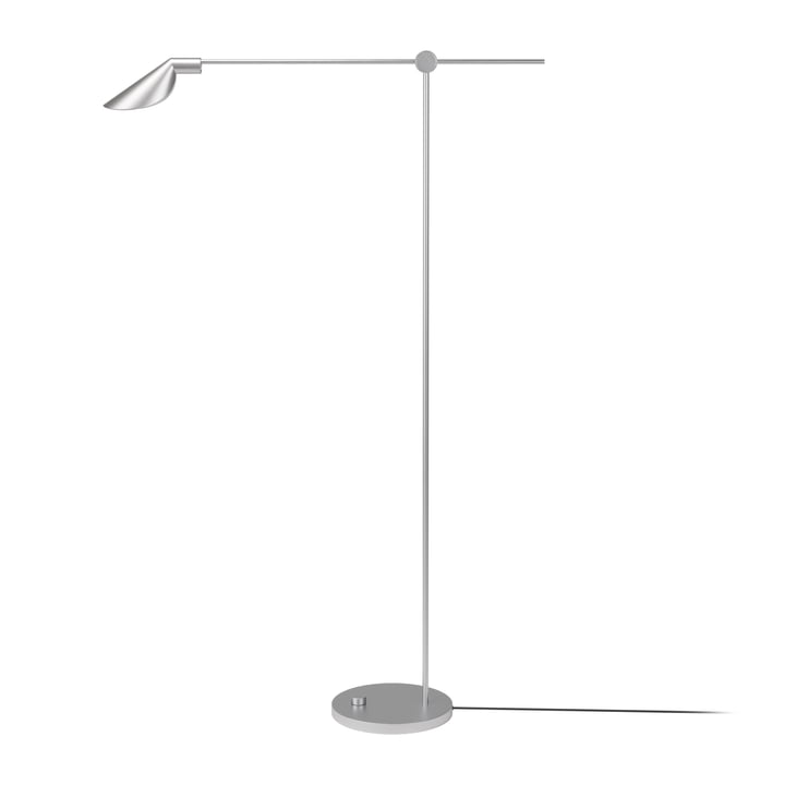 MS011 gulvlampe fra Fritz Hansen i stålversion