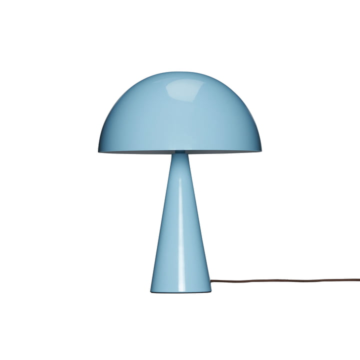 Hübsch Interior - Mush bordlampe, mini, lyseblå/brun