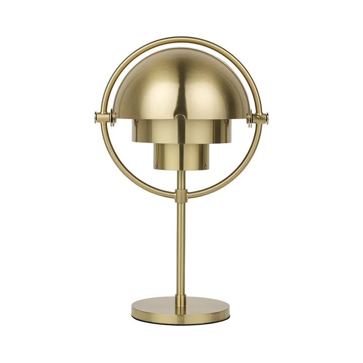 Gubi - Multi-Lite Bærbar LED batteri bordlampe, skinnende messing