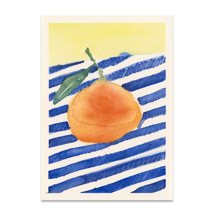 Orange plakat fra Paper Collective
