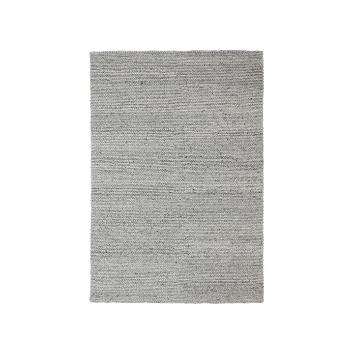 Nuuck - Fletta tæppe, 160x230 cm, grå/hvid