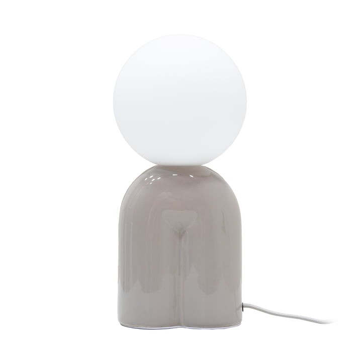 Nuuck - Hubert bordlampe Ø 15 cm, blank grå