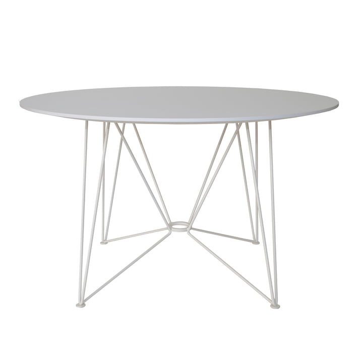 The Ring Table, H 74 x Ø 120 cm, HPL hvid af Acapulco Design