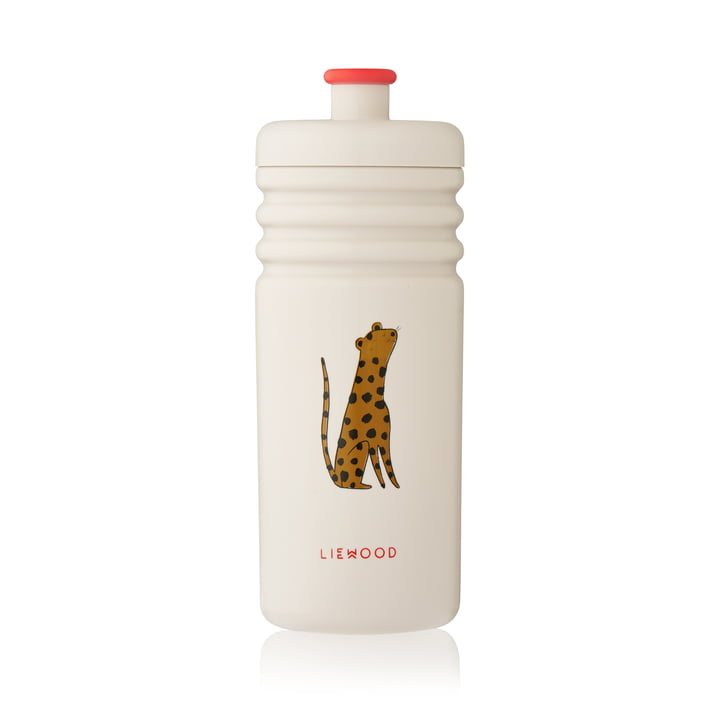 Lionel Statement vandflaske, 430 ml, leopard / sandet fra LIEWOOD