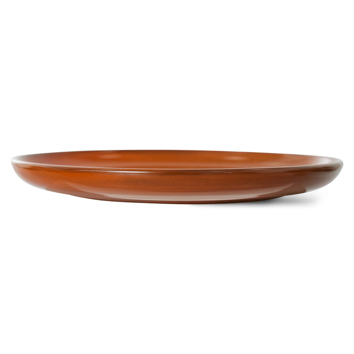 HKliving - Chef Ceramics tallerken, Ø 26 cm, burned orange
