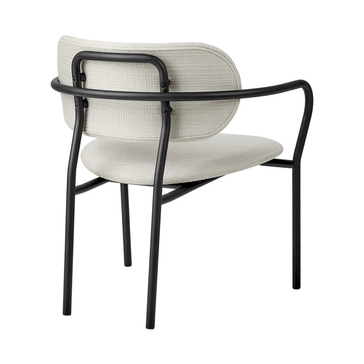 Gubi - Coco Lounge Chair fuldpolstret, mat sort / Eero Special (106)