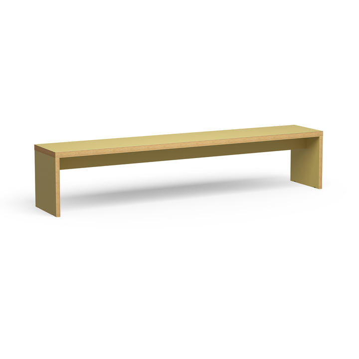 HKliving - bænk, 220 cm, oliven