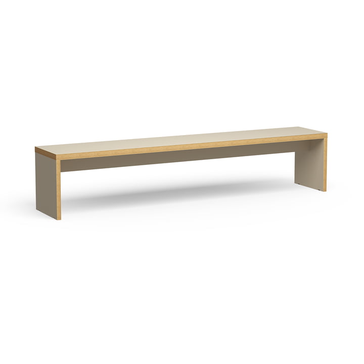 HKliving - Bænk, 220 cm, creme