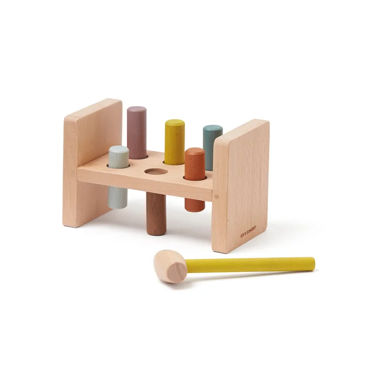 Neo hammerbænk, farverig (sæt med 8) fra Kids Concept