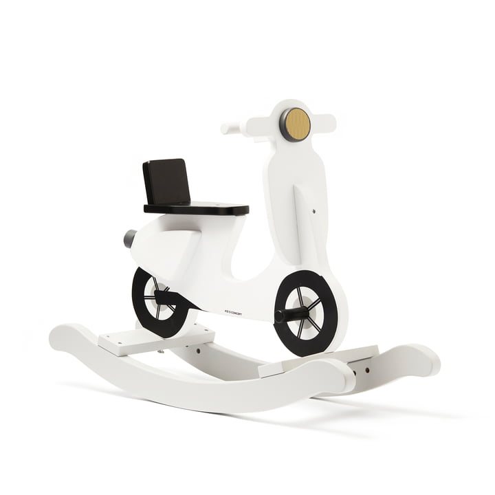 Gyngescooter, hvid fra Kids Concept