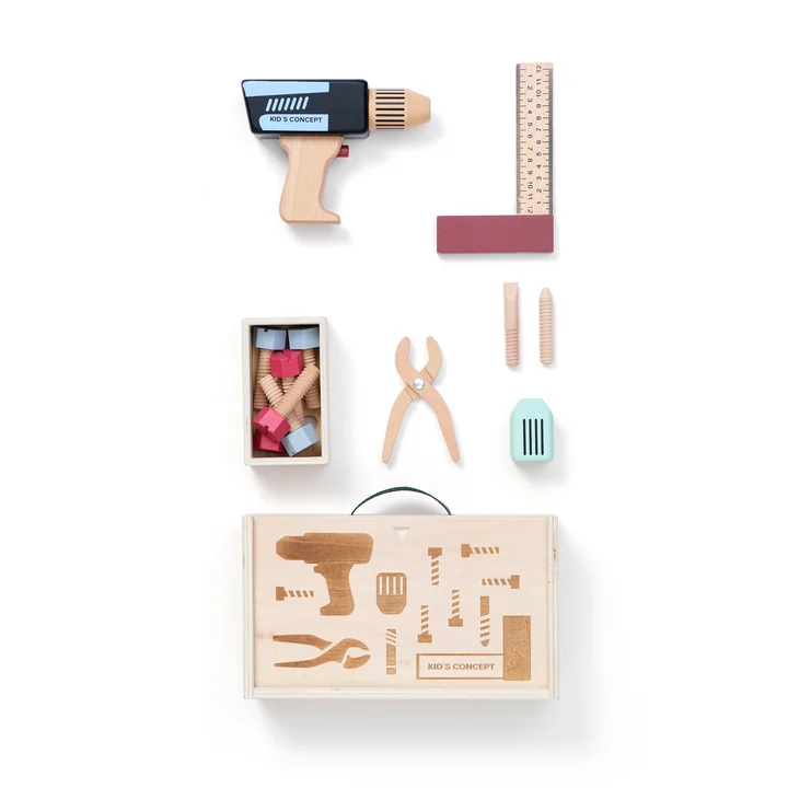 Kid's Hub værktøjstaske med tilbehør fra Kids Concept