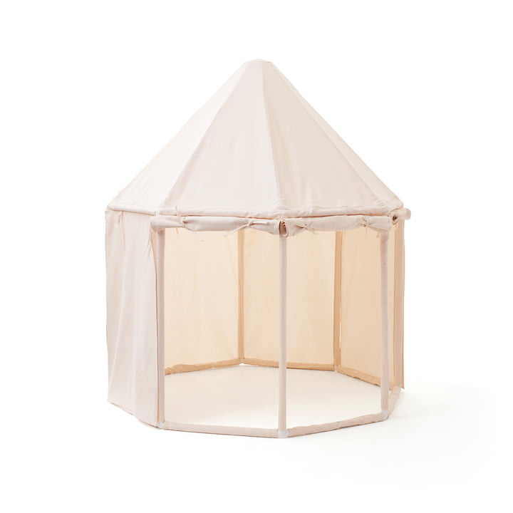 Legetelt Pavillon, Ø 122 x H 142 cm, beige fra Kids Concept